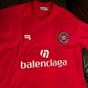 Balenciaga Soccer Jersey Tee Shirt